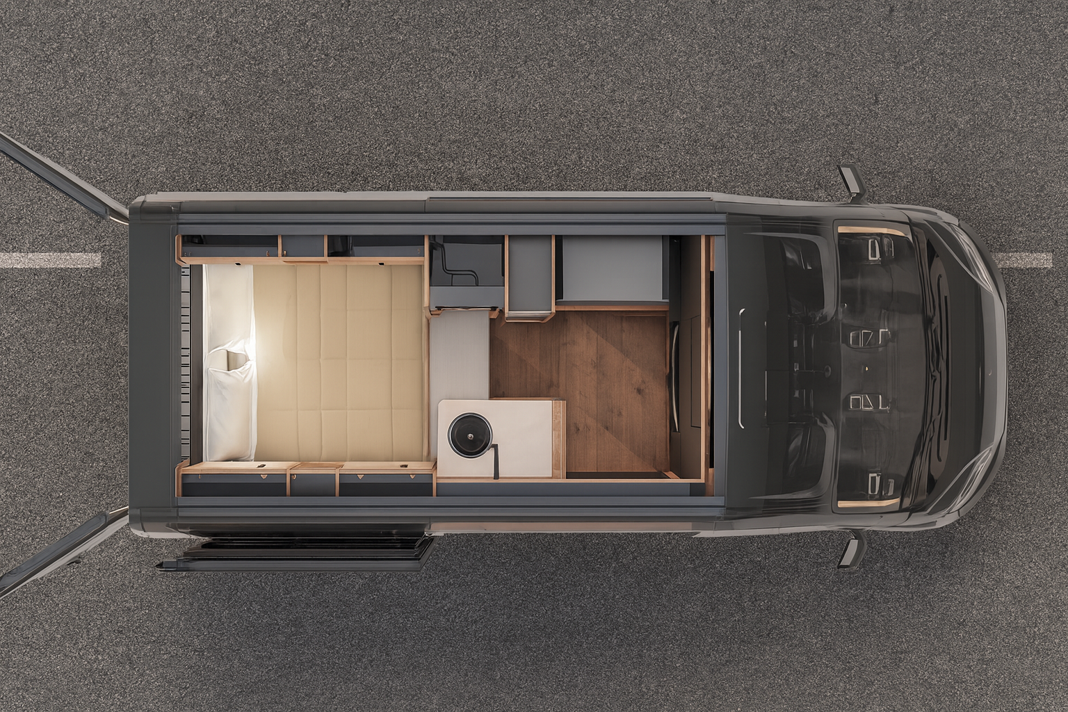 Campervan Schauinsland 540 D auf Basis Fiat Ducato, 541 cm Länge