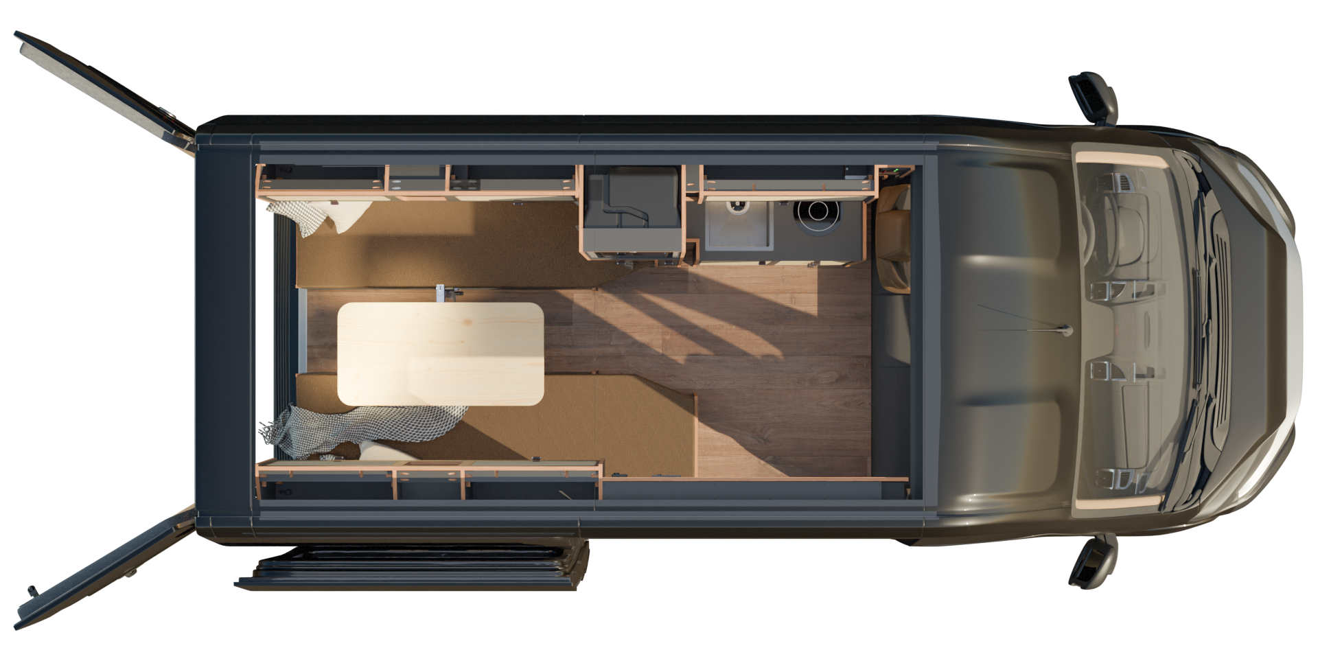 Campervan Schauinsland 540 auf Basis Fiat Ducato, 541 cm Länge